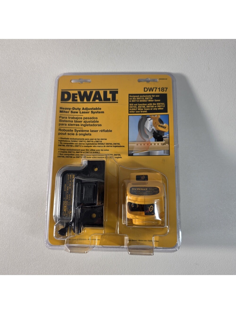 Dewalt Heavy Duty Adjustable Miter Saw Laser System DW7187